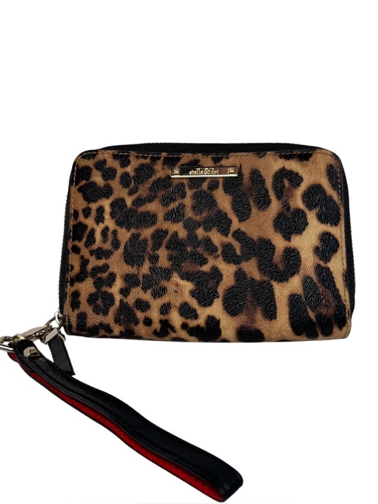 Stella & Dot Handbags - Stella & Dot Leopard Print Wristlet - Brown/Black